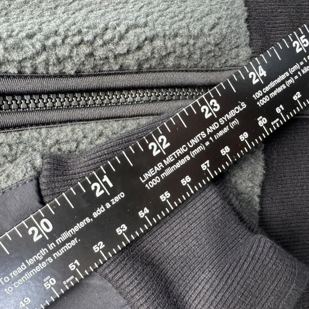 Howler Brothers Sherpa Fleece Zip Hoodie Gray Men’s Medium Hooded Outdoor Jacket - Picture 8 of 11